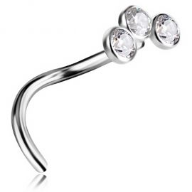 PIERCING FOR NOSE WITH CRYSTALS