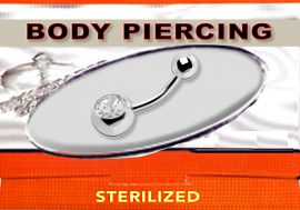 PIERCING BANANE STÉRILISÉ