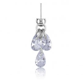 RICAMBIO CON CUBIC ZIRCONIA PENDENTI