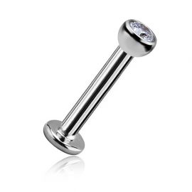 EAR AND LIP PIERCING JEWEL WITH ZIRCON