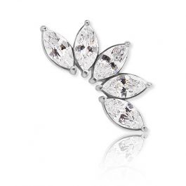 Piercing Labret Longita 16G - Acciaio Inossidabile E Palline Acriliche, Misure 6-10 Mm - Foto 12