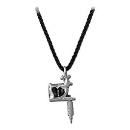 Mendel DA UOMO IN ACCIAIO INOX BIKER RAPPER HIP HOP Collana Con - Foto 3