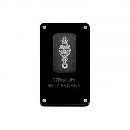 Piercing Ombelico Banana Con Cristallo E Ciondolo Pigna - Foto 2