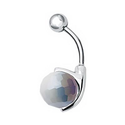 PIERCING NOMBRIL AVEC GLOBE