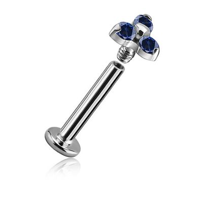TRINITY PIERCING WITH LAB GEM