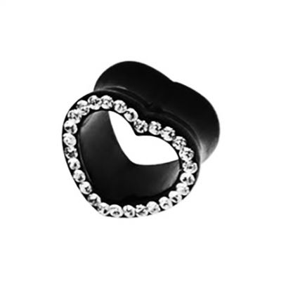 HEART-SHAPED TUNNEL WITH CRYSTALS