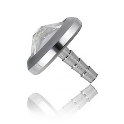 CRISTALLO PER PIERCING AL LABBRO