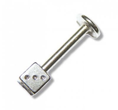 PIERCING LABBRO CON DADO