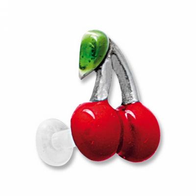 PIERCING HELIX AVEC CERISES