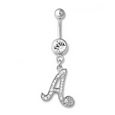 PIERCING OMBELICO CON LETTERA