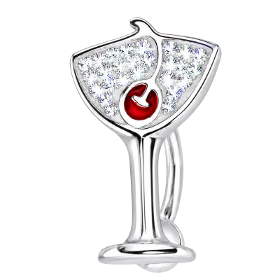 PIERCING PER L’OMBELICO CON MARTINI 