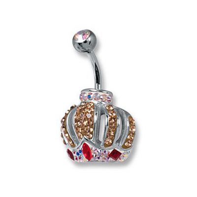 PIERCING OMBELICO CON CORONA