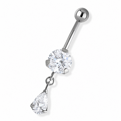 PIERCING OMBELICO CON GIOIELLO PENDENTE