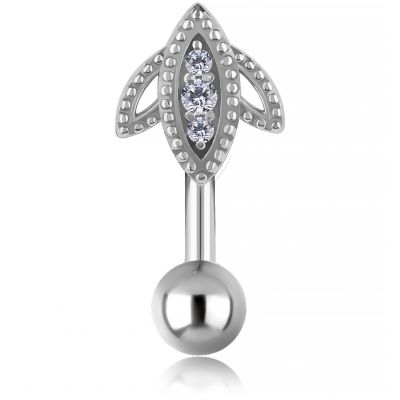 PIERCING DE OMBLIGO DE CIRCONITA PREMIUM