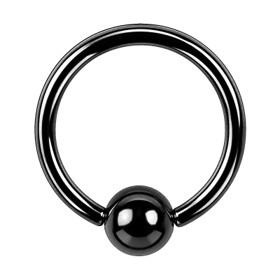 PIERCING RING WITH BALL