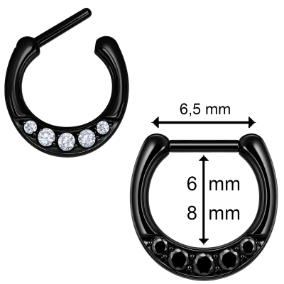 SEPTUM CLICKER CON CRISTALES