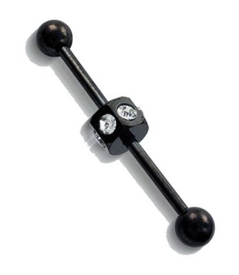 INDUSTRIAL BARBELL NOIR