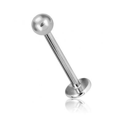 LABRET PIERCING MIT KUGEL