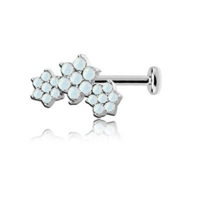 JEWELRY WITH OPAL FLOWERS