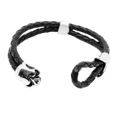 BRACCIALE DOPPIO CON TESCHIO