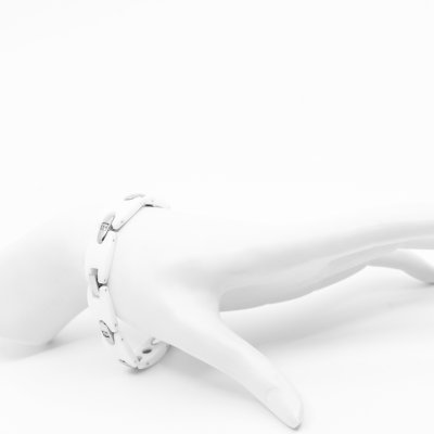 BRACCIALE CON CRISTALLI E CERAMICA