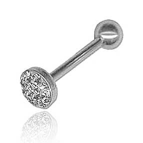 BARRE AVEC CRISTAUX ET RÉSINE