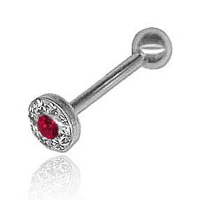 BARRE AVEC CRISTAUX ET RÉSINE