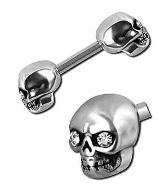 PIERCING HELIX AVEC CRÂNES