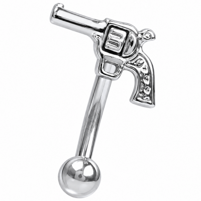 EYEBROW PIERCING WITH GUN