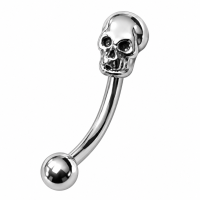 AUGENBRAUENSCHMUCK MIT TOTENKOPF