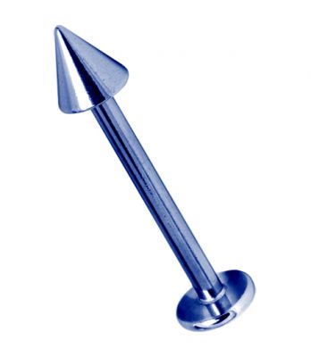 PIERCING LABRET AVEC POINTE