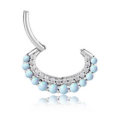 PIERCING CLICKER OVALE POUR DAITH ET SEPTUM