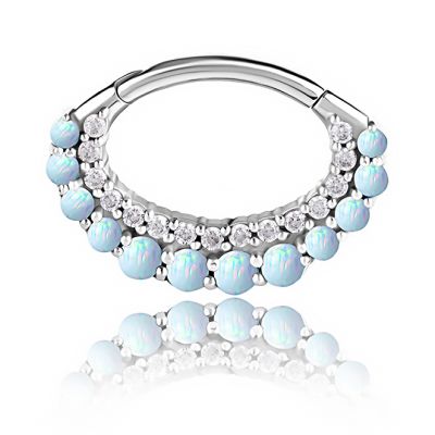PIERCING CLICKER OVALE POUR DAITH ET SEPTUM
