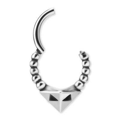 TRIBAL STYLE CLICKER CIRCLE WITH PYRAMID