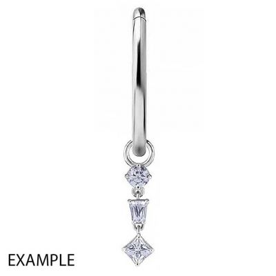 CHARM CON CRISTALLI PENDENTI