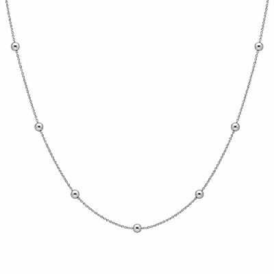 NECKLACE WITH SPHERES