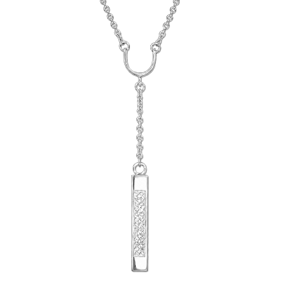 COLLANA CON PENDENTE VERTICALE