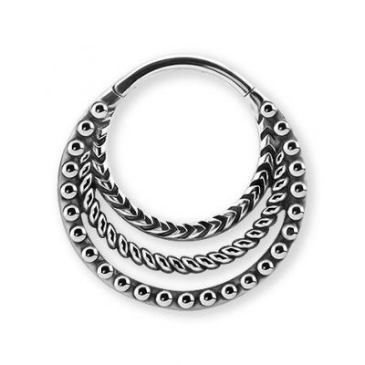 CERCLE CLICKER AVEC 3 CORDES TRIBALES