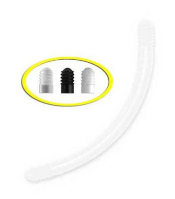 BANANA PIERCING IN BIOPLAST CON FILETTO