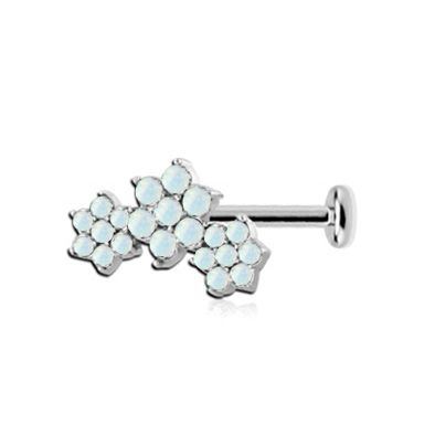 JEWELRY WITH OPAL FLOWERS