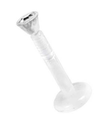 PIERCING LABRET AVEC CRISTAL