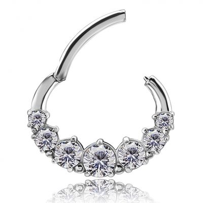 PIERCING FREE NICHEL CON 7 GIOIELLI PER SEPTUM E DAITH