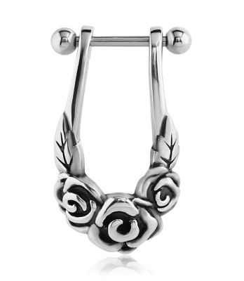 PIERCING HELIX CON ROSA