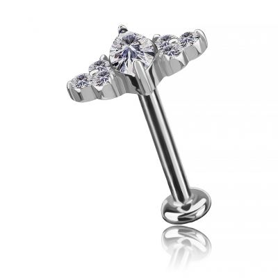 LABRET WITH PREMIUM ZIRCONIA REPLACEMENT