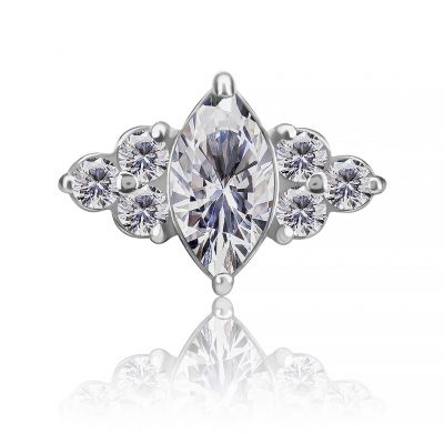 LABRET CON RICAMBIO IN PREMIUM ZIRCONIA