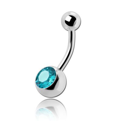 PIERCING OMBELICO CON UN CRISTALLO PREMIUM