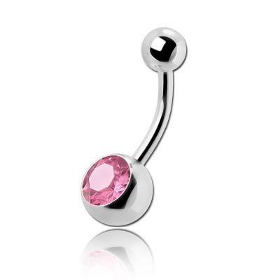 PIERCING OMBELICO CON UN CRISTALLO PREMIUM