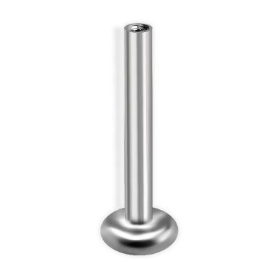 BASE LABRET IN TITANIO CON FILETTO INTERNO