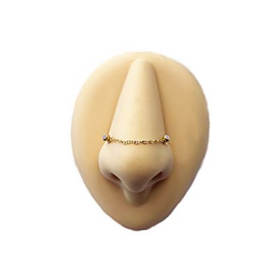 SINGLE GOLD PLATED CHAIN ​​REPLACEMENT FOR HOOP