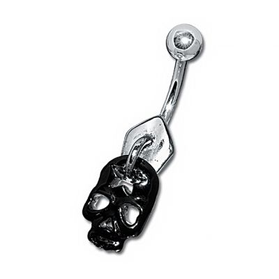 PIERCING OMBELICO CON TESCHIO PENDENTE